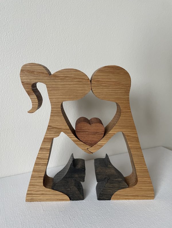 Couple in love with their Scotties