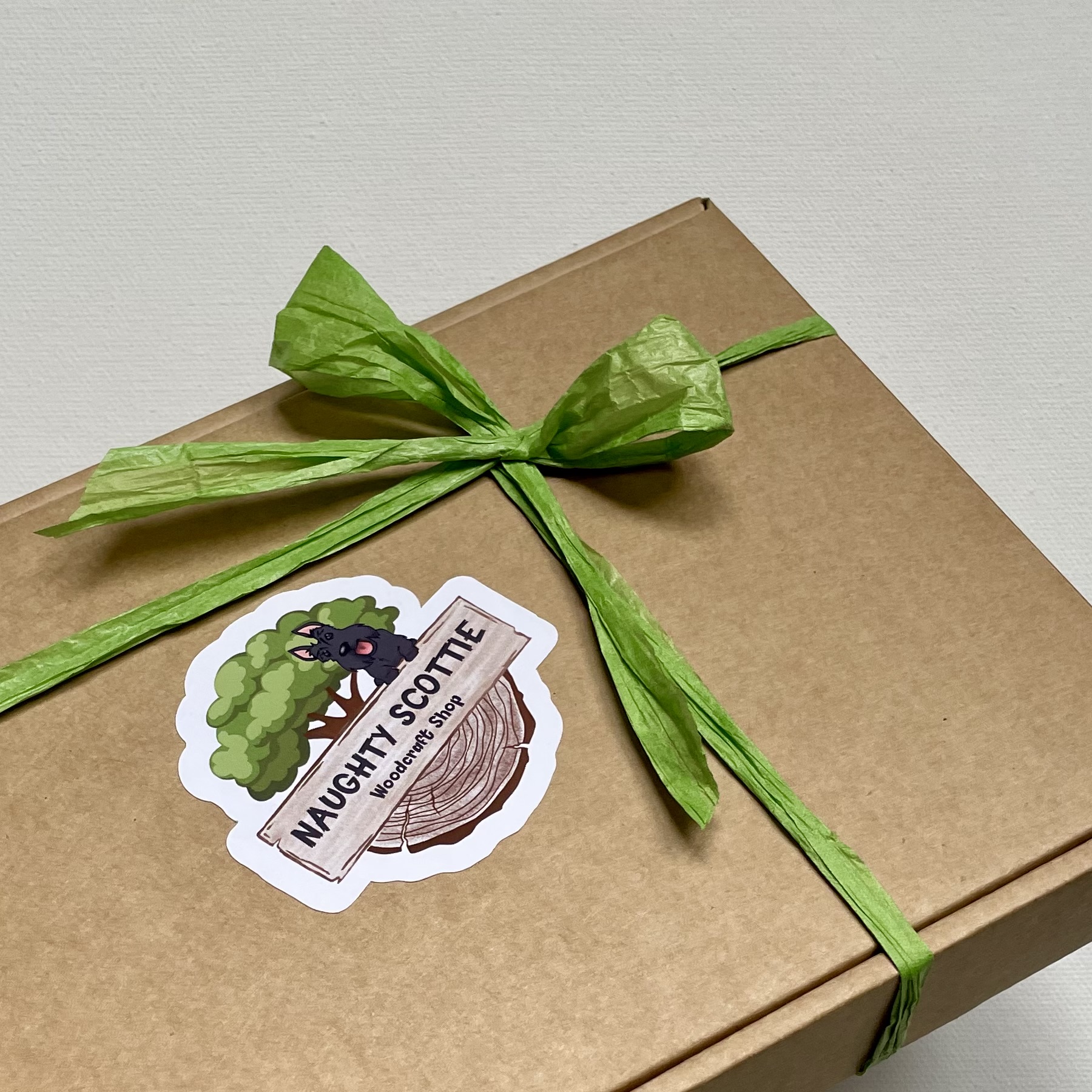 Solid Oak Pan Lid Holder – Scottie Dog Design - Image 4