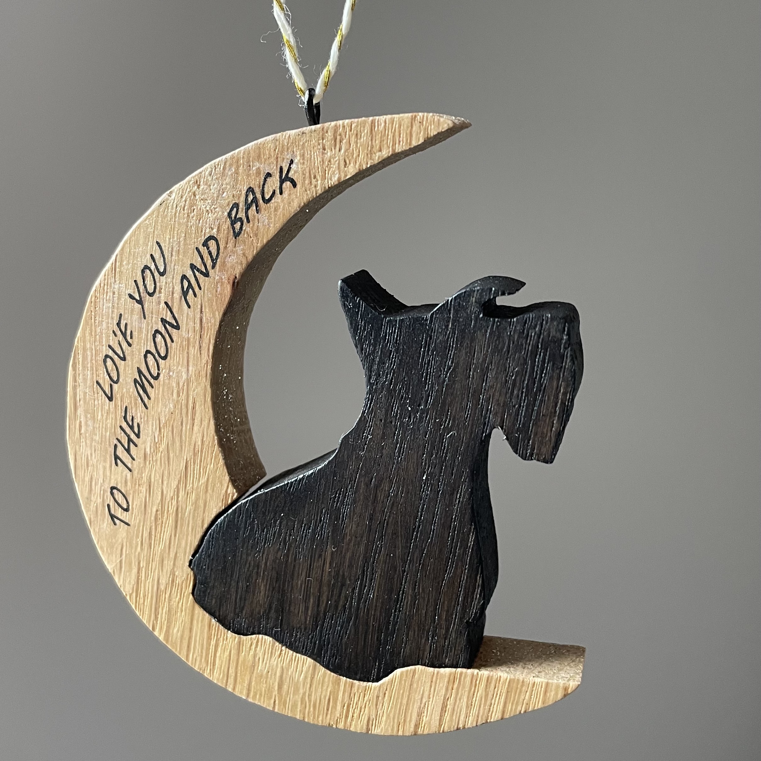 Christmas Tree Scottie Ornament - Image 3
