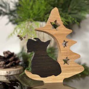 Scottie & Christmas Tree Ornament