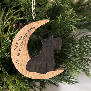 Christmas Tree Scottie Ornament